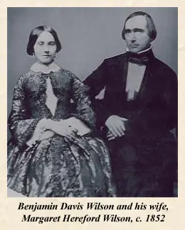 Benjamin Davis Wilson and Margaret Hereford Wilson, circa 1852